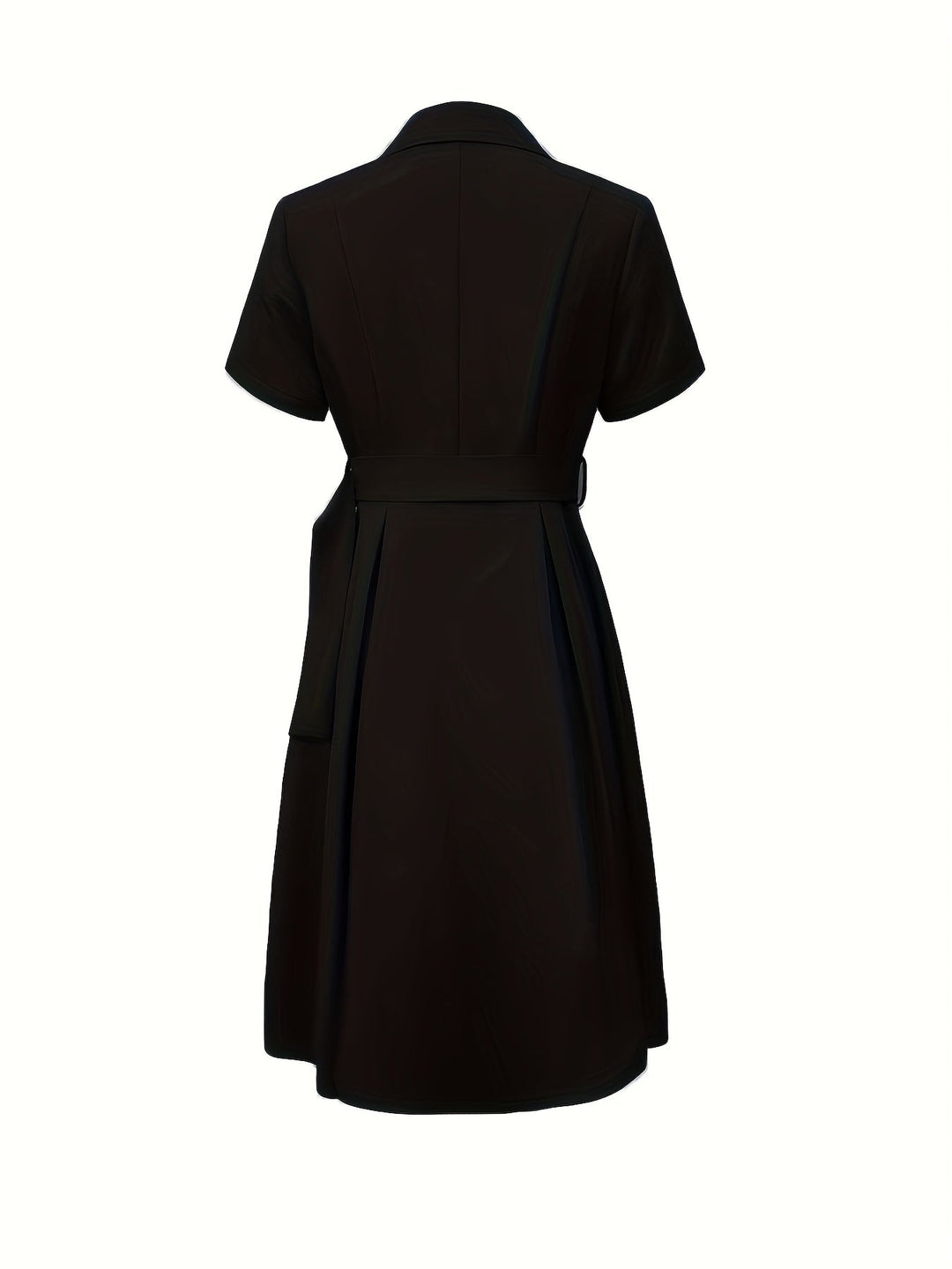 Celina Bloom - Elegant Black A-Line Dress - Maison Léa &amp; Lou