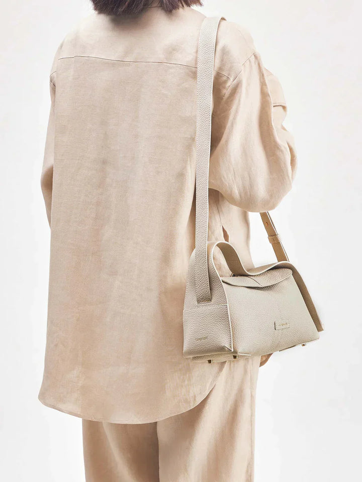 Small Lioré Roof Bag - Ivory - Maison Léa &amp; Lou