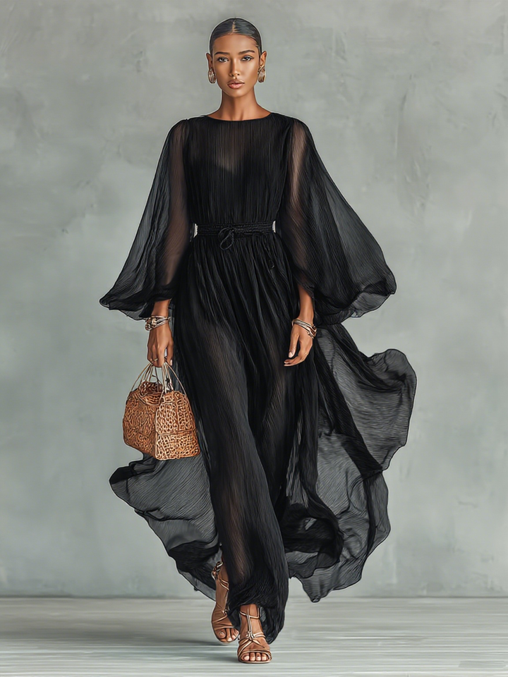 Greta | Elegant Maxi Dress - Maison Léa &amp; Lou