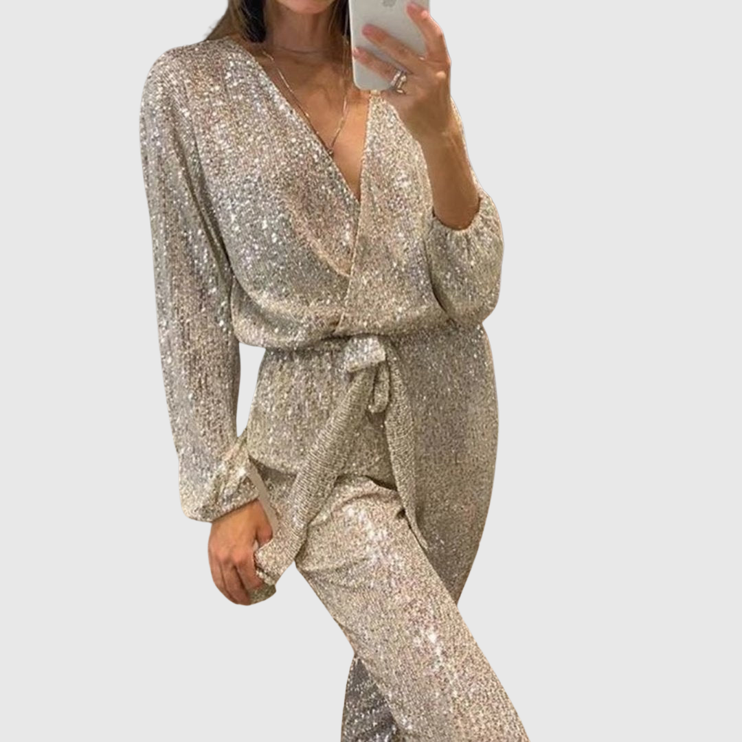 Aralyn | Sparkling Party Jumpsuit - Maison Léa & Lou