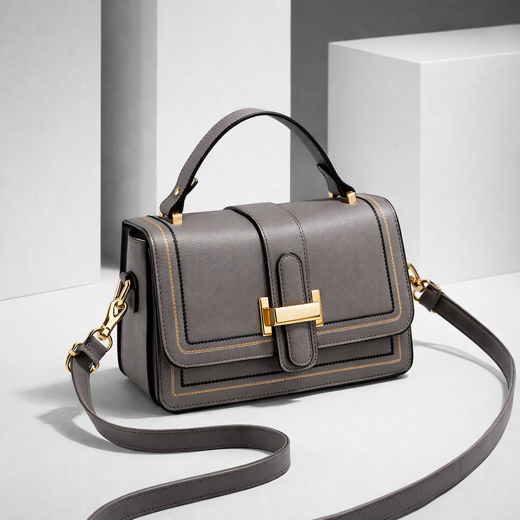 Luna Paris - Elegant Leather Bag - Maison Léa &amp; Lou