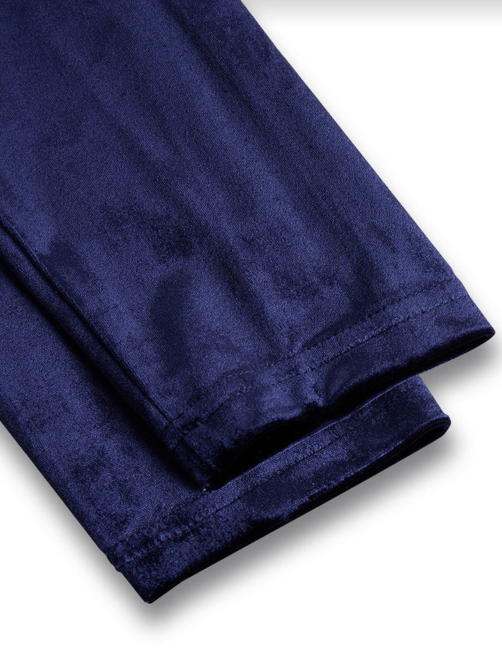 Sibella - Navy Long-Sleeve Midi Dress - Maison Léa &amp; Lou