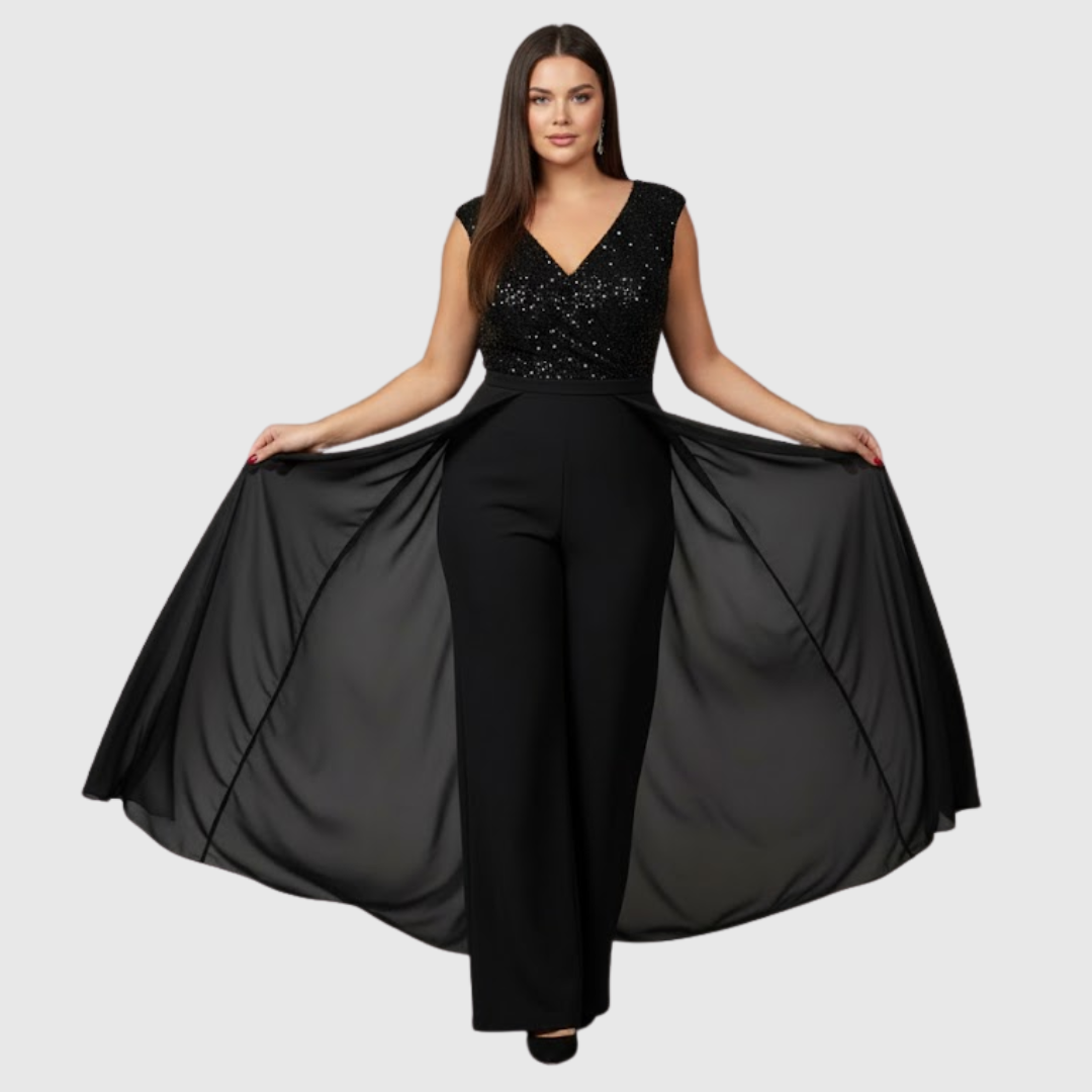 Zoraida Quinn | Stylish Sleeveless Jumpsuit Dress - Maison Léa &amp; Lou