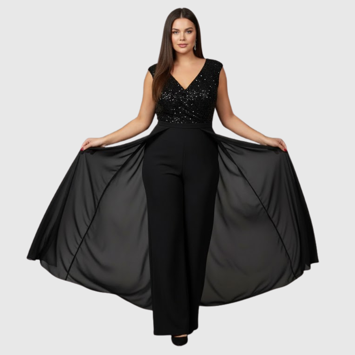 Zoraida Quinn | Stylish Sleeveless Jumpsuit Dress - Maison Léa &amp; Lou