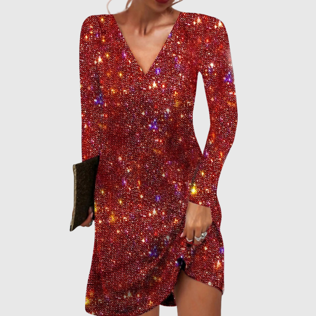 Celine | Sequin Mini Dress - Maison Léa & Lou