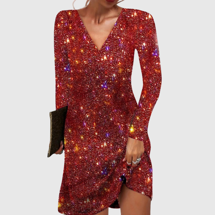 Celine | Sequin Mini Dress - Maison Léa &amp; Lou