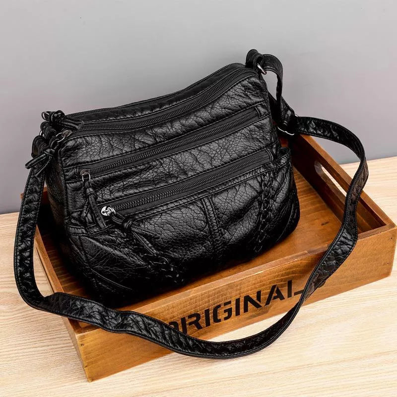 Ellen - Classic Harmony Leather Bag - Maison Léa &amp; Lou