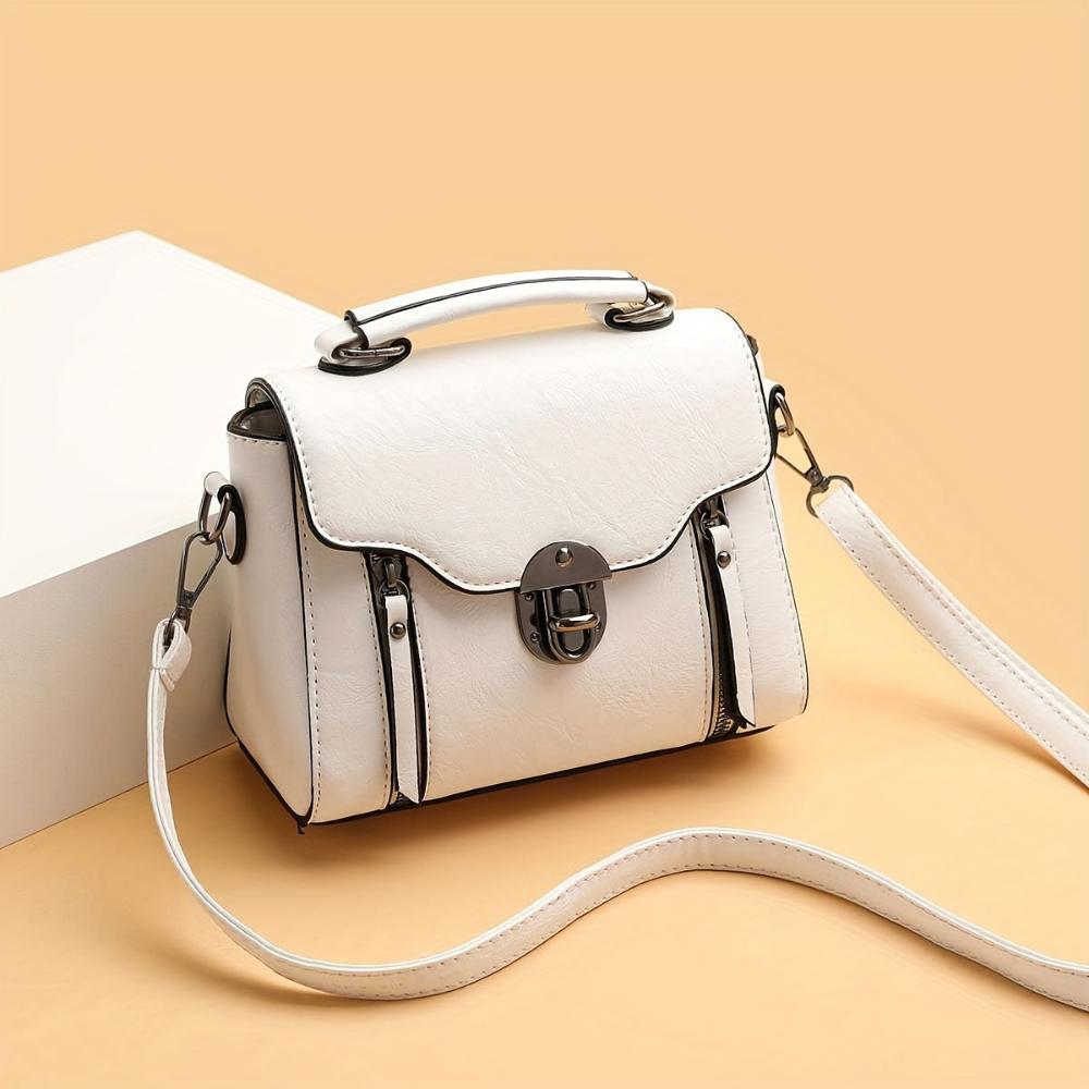 Zoe - Timeless Elegance Leather Shoulder Bag - Maison Léa &amp; Lou