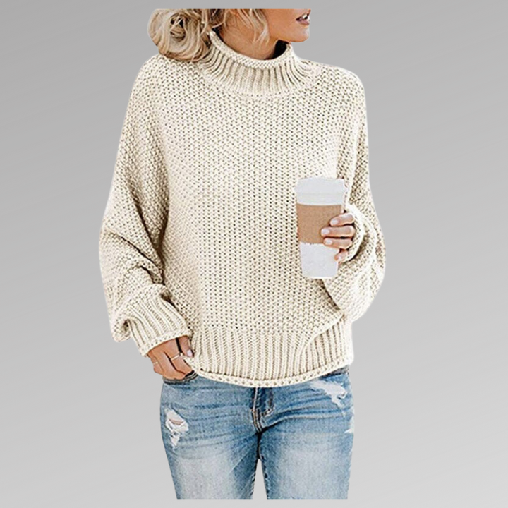 Mallory | Relaxed Turtleneck Jumper - Maison Léa &amp; Lou