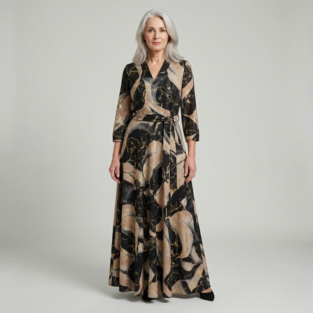 Daisy - Breathable Floral Chiffon Dress - Maison Léa & Lou