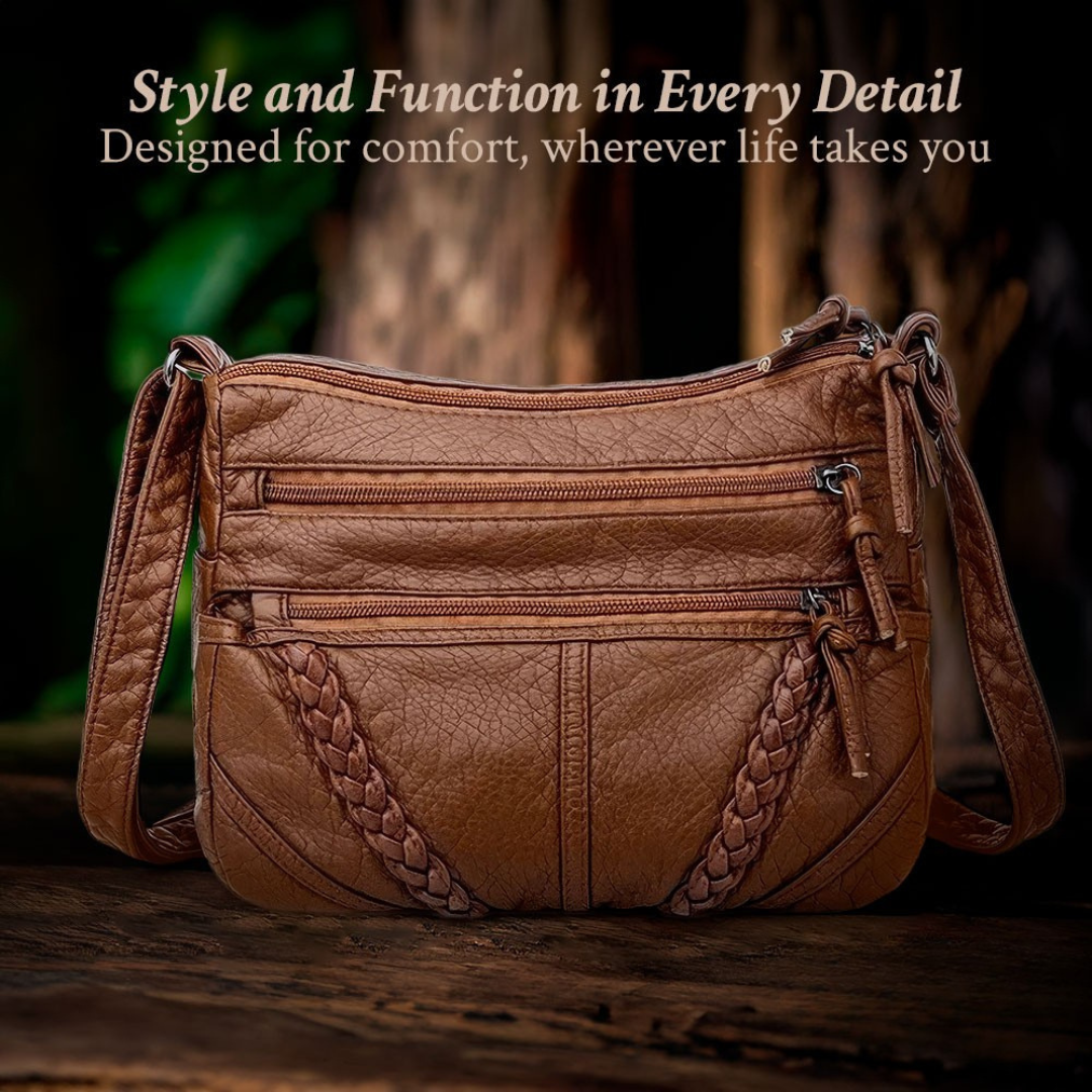 Ellen - Classic Harmony Leather Bag - Maison Léa &amp; Lou