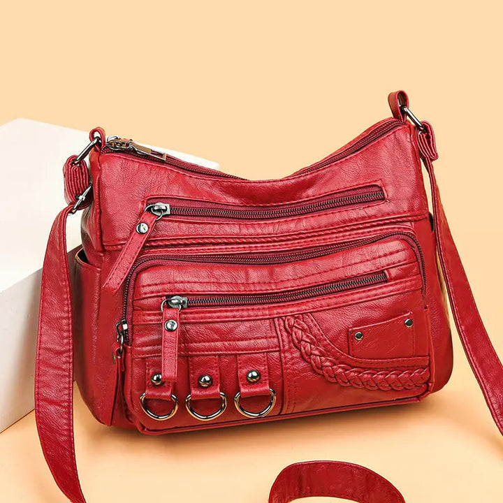 Olivia - Vintage Charm Elegant Shoulder Bag - Maison Léa &amp; Lou