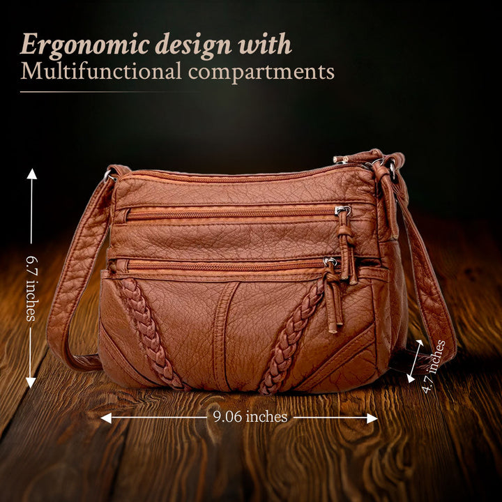 Ellen - Classic Harmony Leather Bag - Maison Léa &amp; Lou