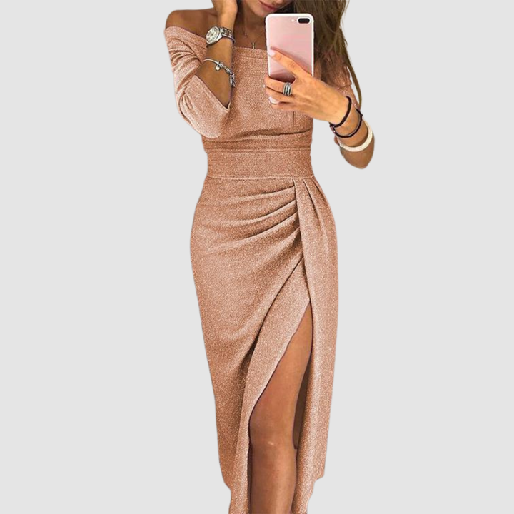 Eirian | Off-Shoulder Gala Dress - Maison Léa &amp; Lou