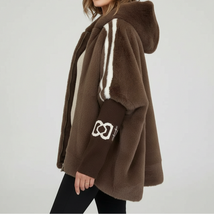 Brielle - Hooded Faux Fur Jacket