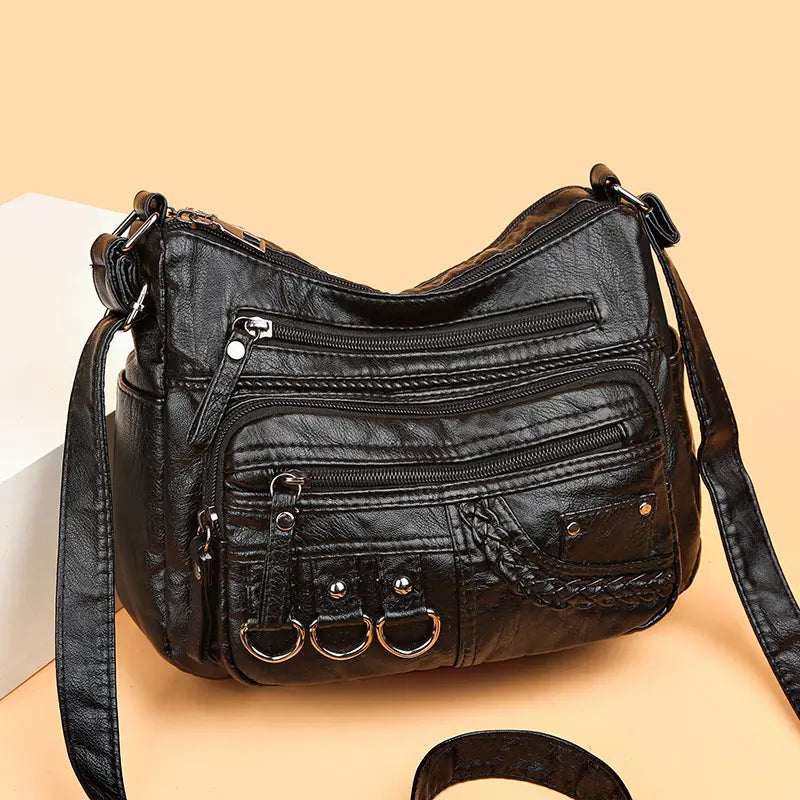 Olivia - Vintage Charm Elegant Shoulder Bag - Maison Léa &amp; Lou