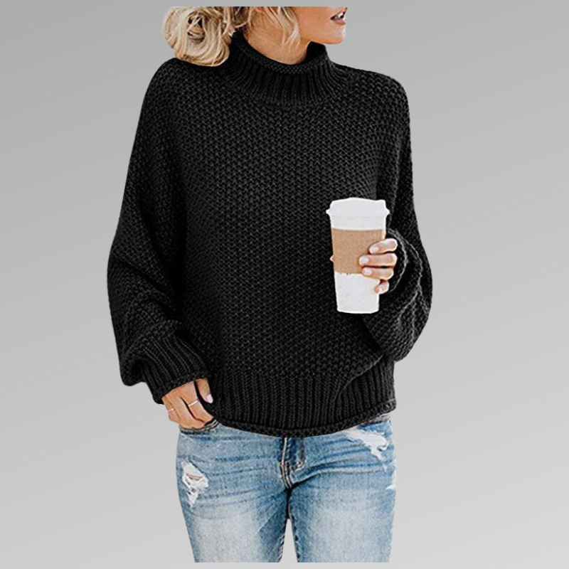 Mallory | Relaxed Turtleneck Jumper - Maison Léa &amp; Lou
