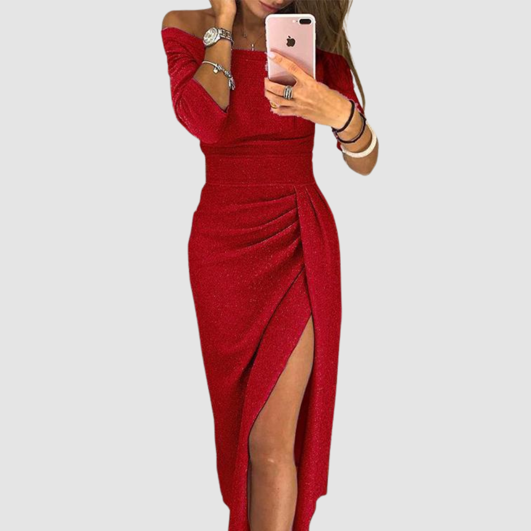 Eirian | Off-Shoulder Gala Dress - Maison Léa &amp; Lou