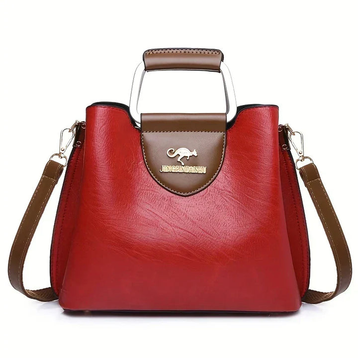 Isabella - Chic Leather Bucket Bag - Maison Léa &amp; Lou