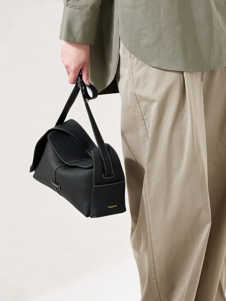 Small Lioré Roof Bag - Onyx - Maison Léa &amp; Lou