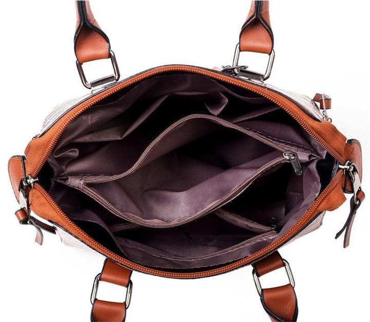 Evelyn - Everyday Elegance 4-Piece Leather Bag Set - Maison Léa &amp; Lou