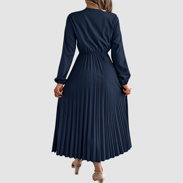 Rosalind Quinn | Lace V-Neck A-Line Dress - Maison Léa &amp; Lou