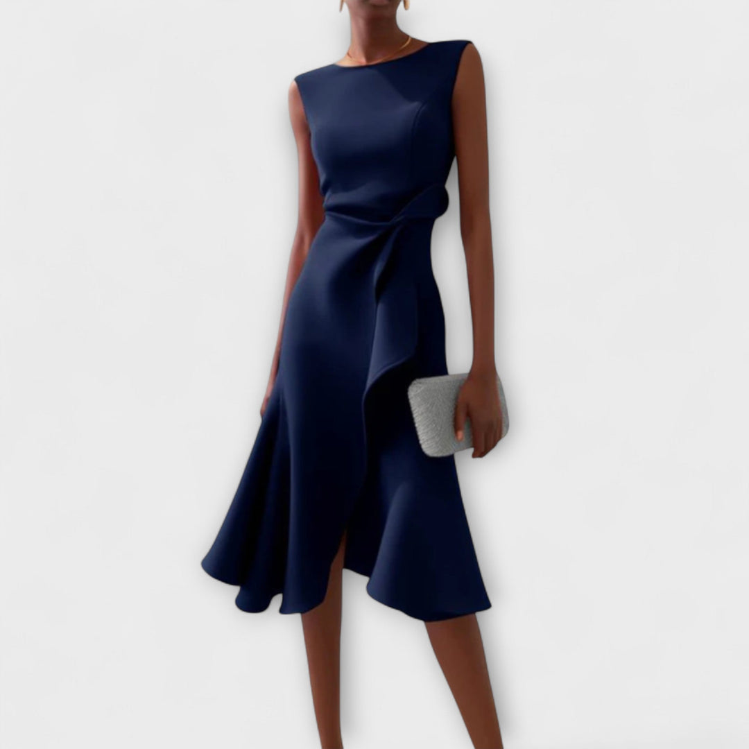 Ariana - Pleated Midi Dress - Maison Léa &amp; Lou