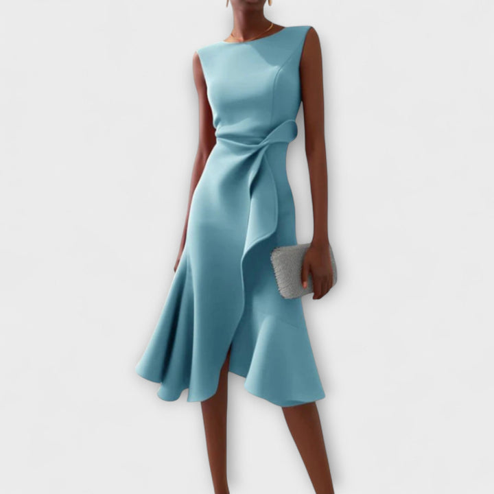 Ariana - Pleated Midi Dress - Maison Léa &amp; Lou