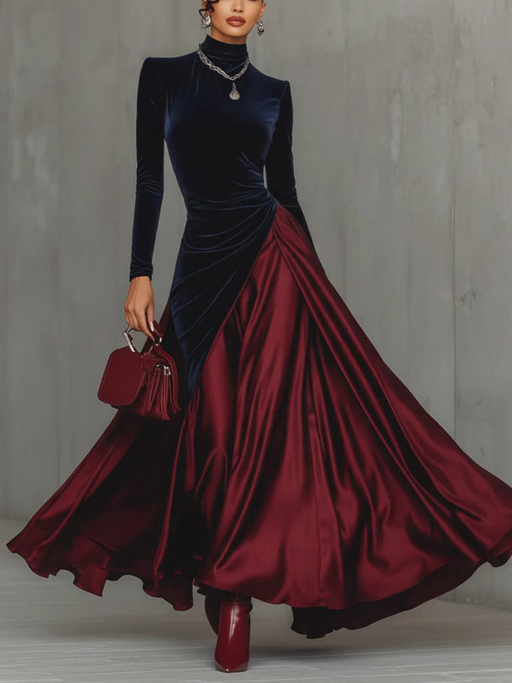 Lucrèce | Bicolour Long Dress
