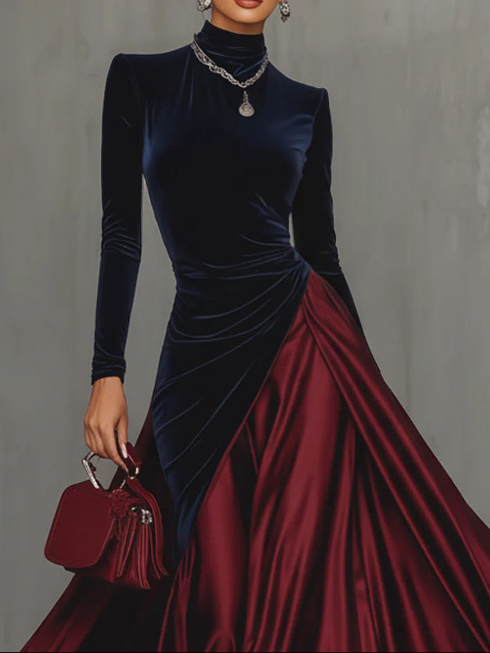 Lucrèce | Bicolour Long Dress