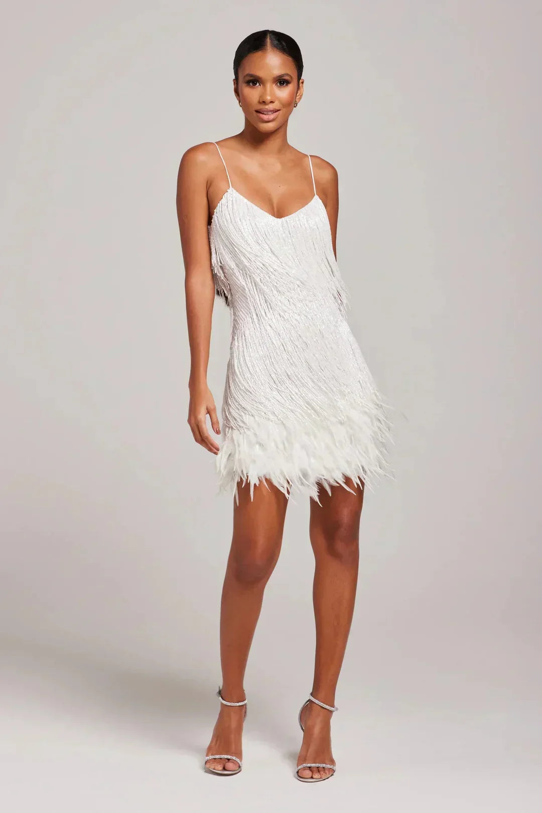 Alicia | Feather Mini Dress - Maison Léa &amp; Lou