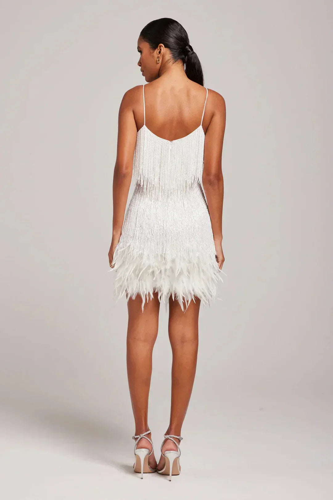Alicia | Feather Mini Dress - Maison Léa &amp; Lou