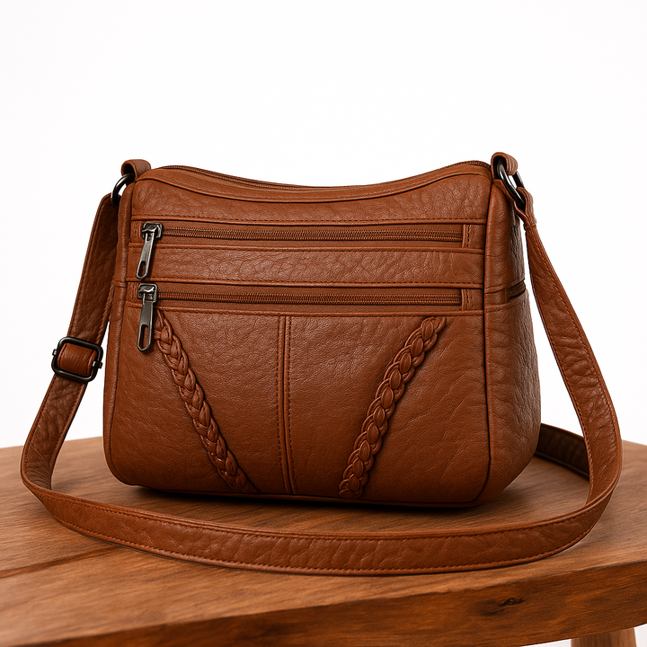 Ellen - Classic Harmony Leather Bag - Maison Léa &amp; Lou