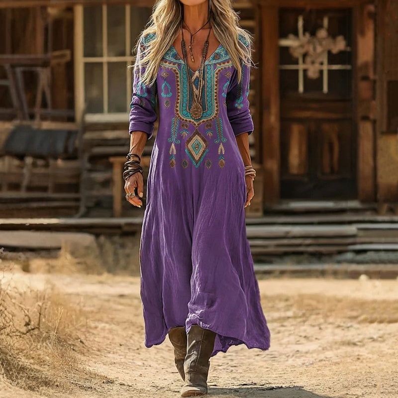 Mirabel | Bohemian Maxi Dress - Maison Léa & Lou
