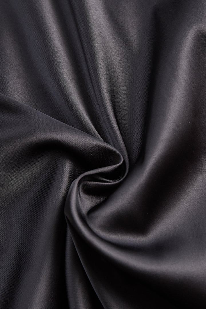 Hannah | One-Shoulder Black Gown - Maison Léa &amp; Lou
