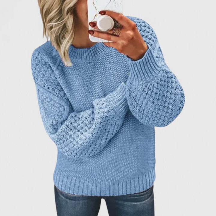 Camille | Softly Textured Knit Jumper - Maison Léa & Lou