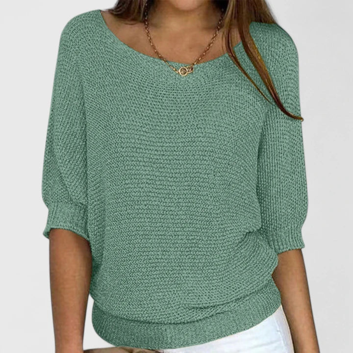 Bridget | Relaxed Batwing Jumper - Maison Léa & Lou