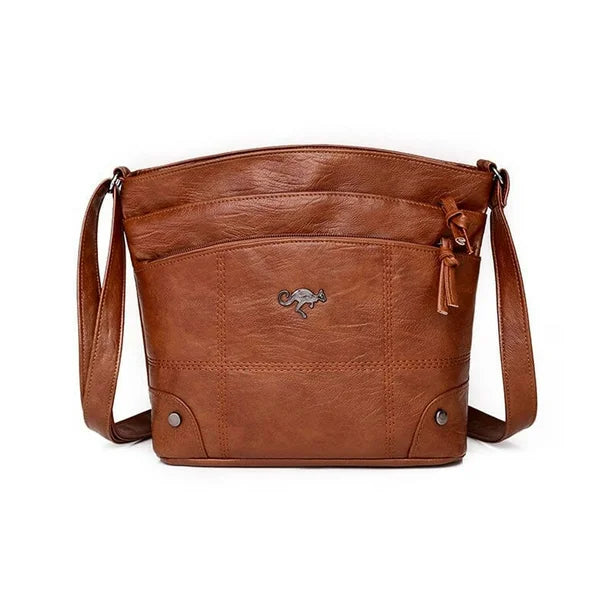 Judith - Signature Elegance Leather Handbag - Maison Léa &amp; Lou