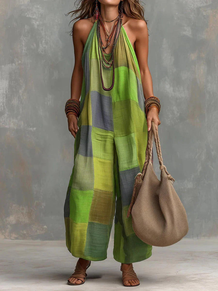 Bohemian Patchwork Jumpsuit™ – Freschezza e libertà con uno stile artistico e unico. - Maison Léa &amp; Lou
