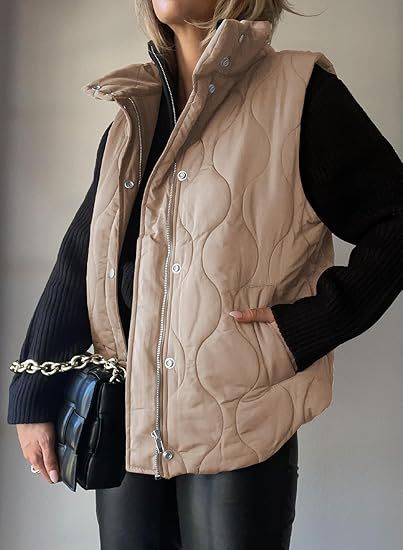 DARCY™ - Chic Lightweight Button-Up Puffer Vest