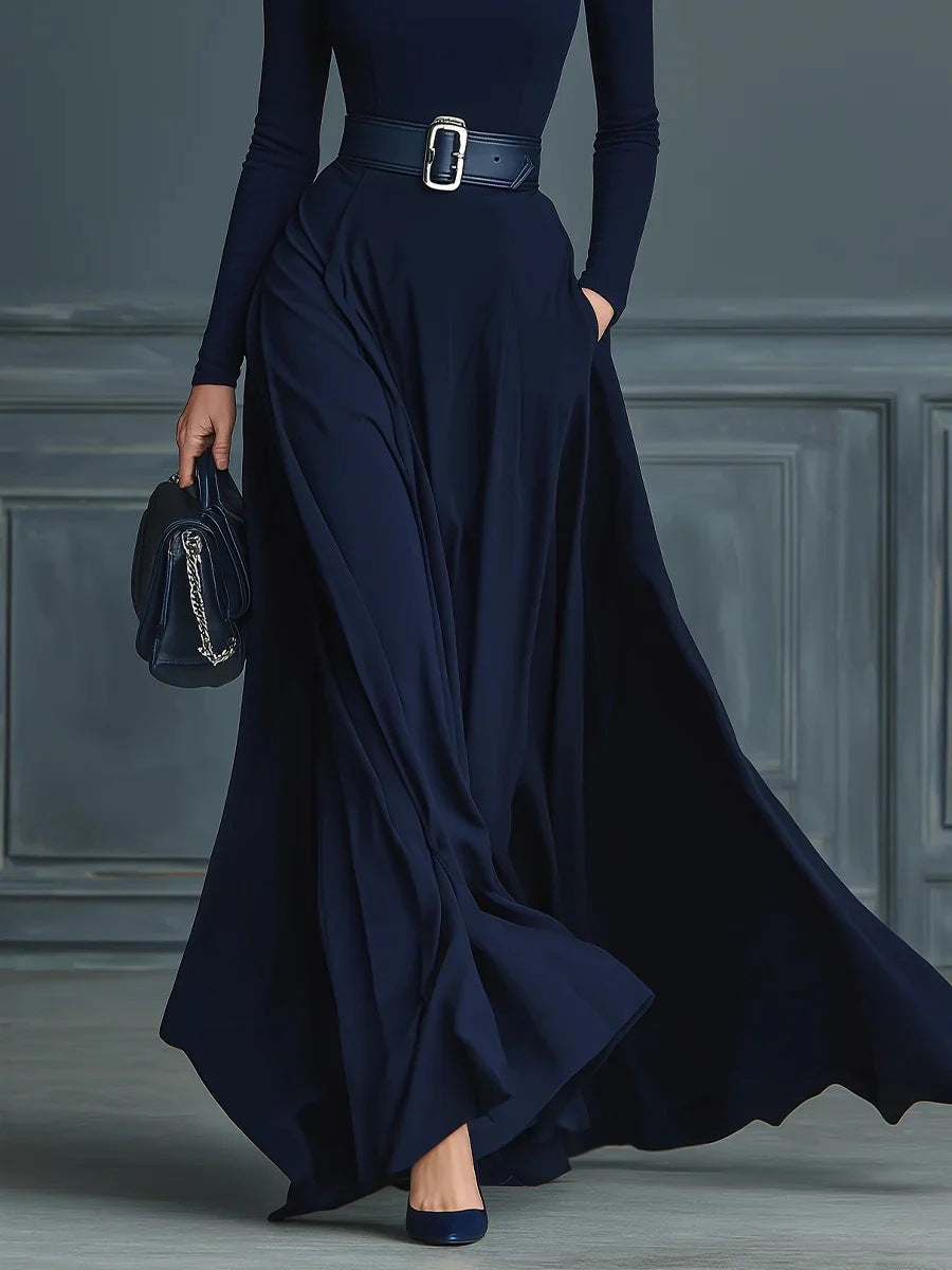 Corliss - High-Neck Maxi Dress - Maison Léa &amp; Lou