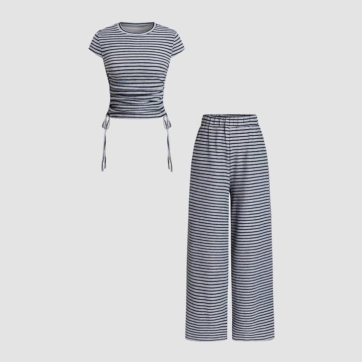 CHESA™ – Casual Striped Co-ord Lounge Set