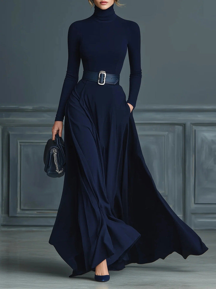 Corliss - High-Neck Maxi Dress - Maison Léa &amp; Lou