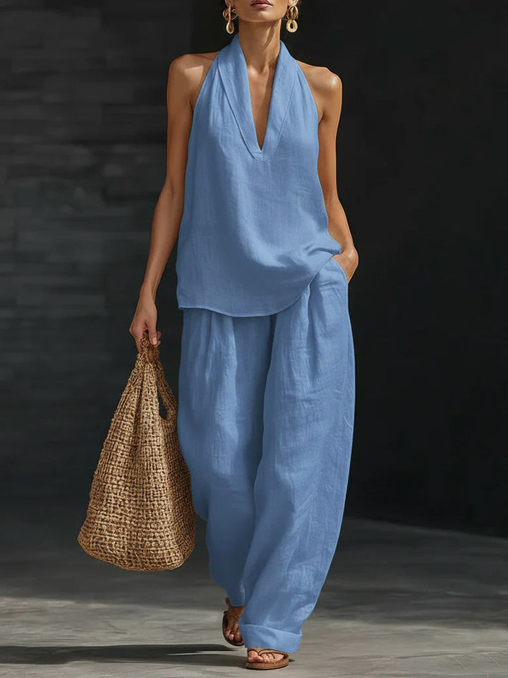 Zoë™ Set senza maniche con pantaloni larghi - Maison Léa &amp; Lou