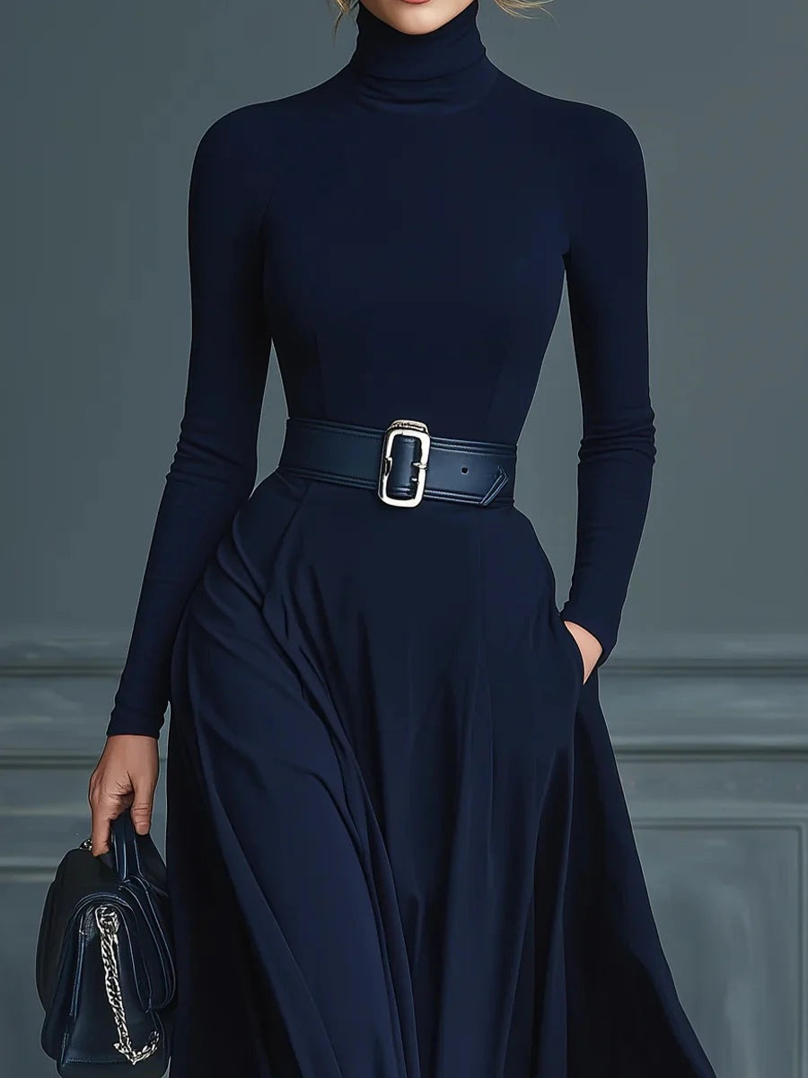 Corliss - High-Neck Maxi Dress - Maison Léa &amp; Lou