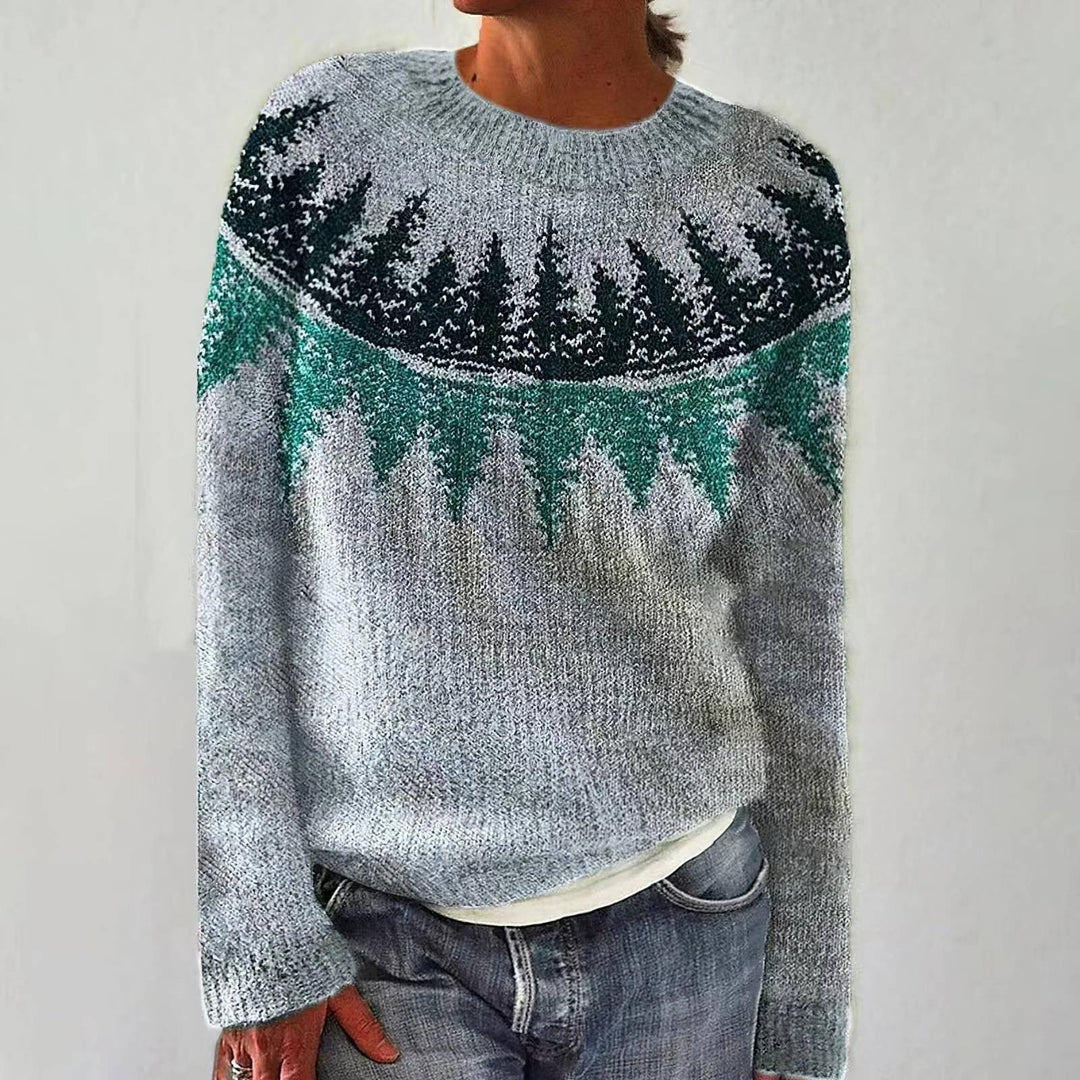 Ellie - Retro Scandinavian knitted sweater - Maison Léa & Lou