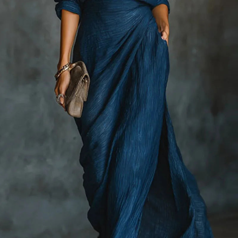 Ismeria | Pleated Maxi Ensemble - Maison Léa &amp; Lou