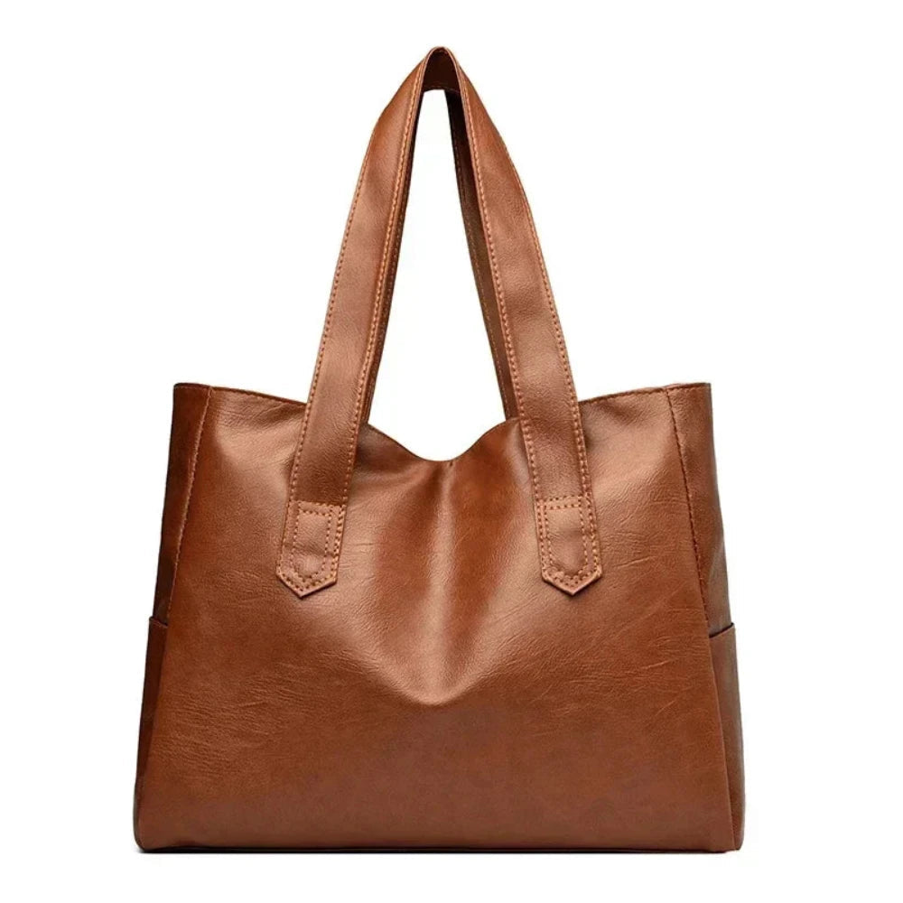 Susan - Minimalist Luxury Leather Shoulder Bag - Maison Léa &amp; Lou