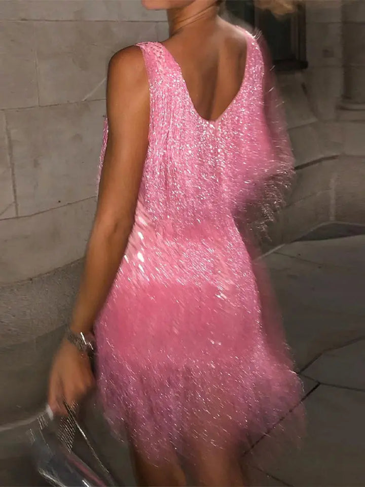 Nancy | Fringe Party Dress - Maison Léa &amp; Lou