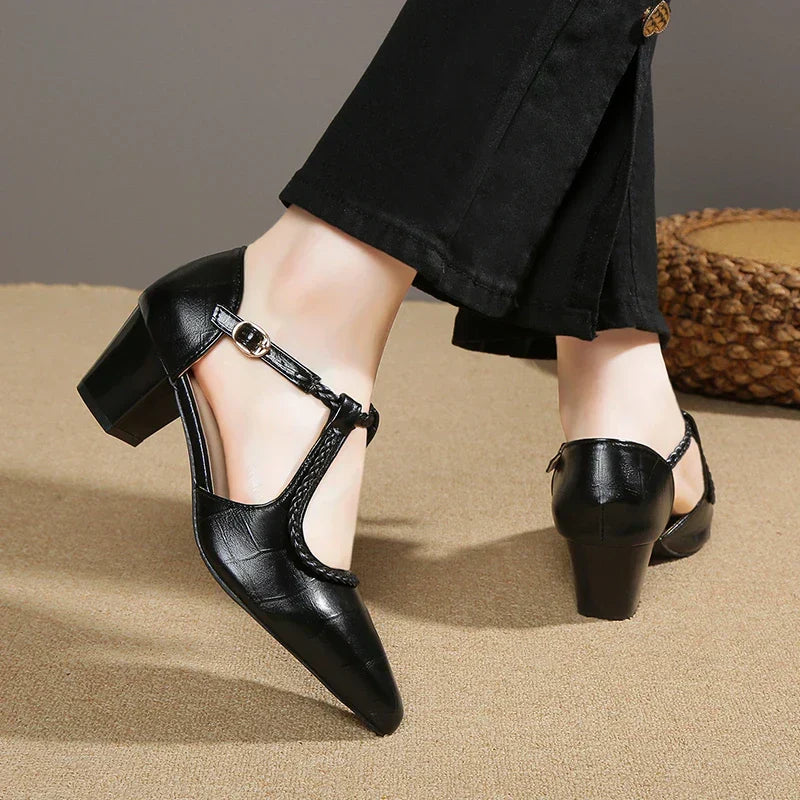 Vivienne | Classic T-Strap Shoes